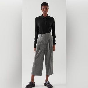 New Cos Grey Wool Culottes with Tags